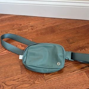 Used tidewater teal lululemon belt bag